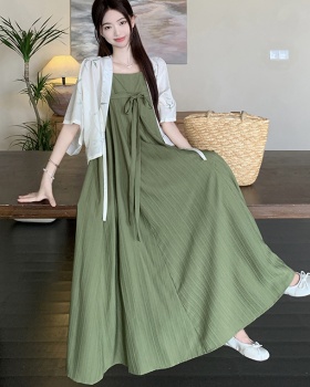 Large yard shawl summer tops 2pcs set for women
