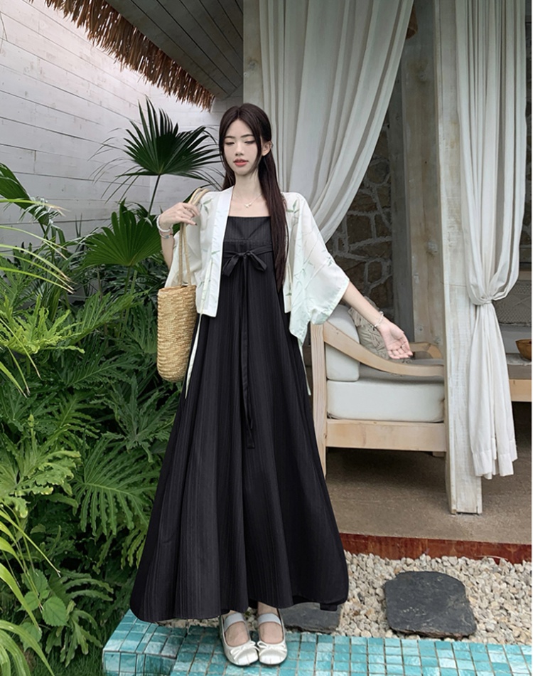 Large yard shawl summer tops 2pcs set for women