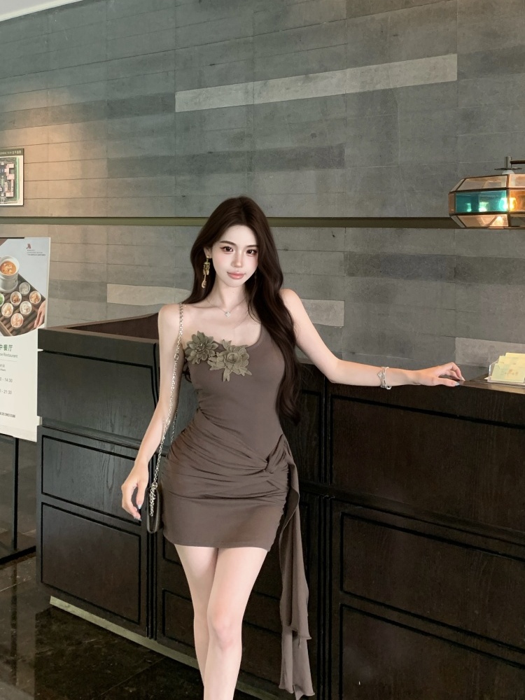 Colors spicegirl streamer sling short dress