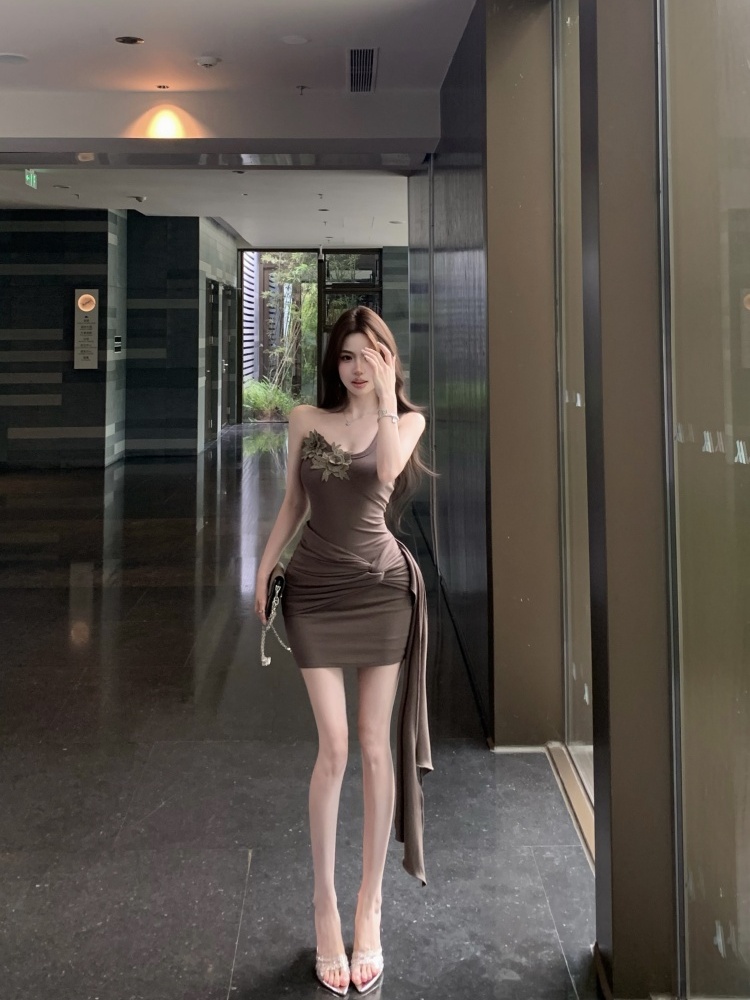 Colors spicegirl streamer sling short dress