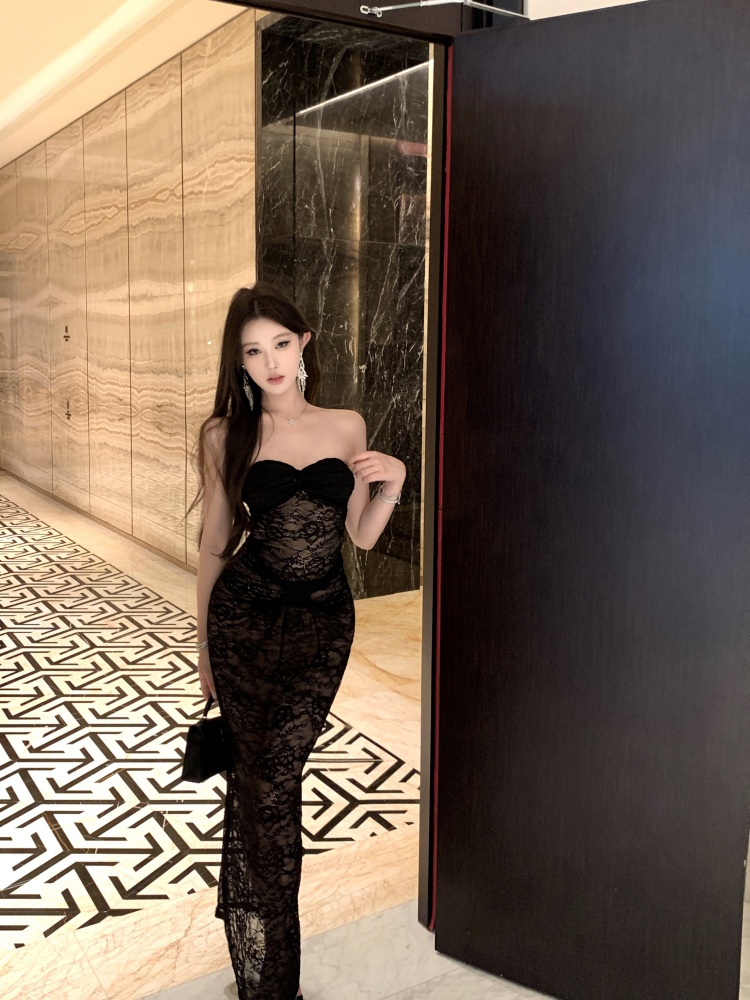 Splice long gauze wrapped chest spicegirl dress