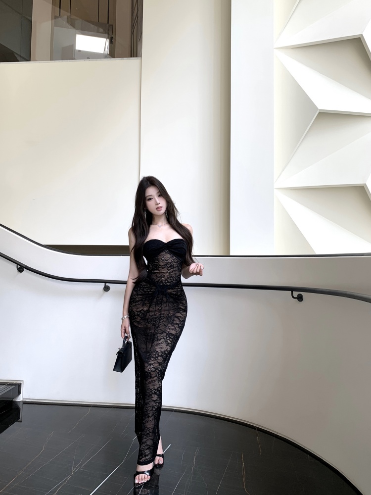 Splice long gauze wrapped chest spicegirl dress