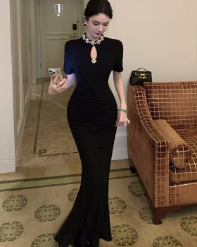 Slim diamond dress light luxury formal dress for women