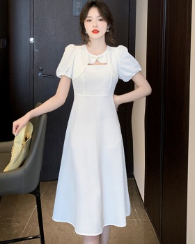 Tender summer cheongsam short sleeve France style dress