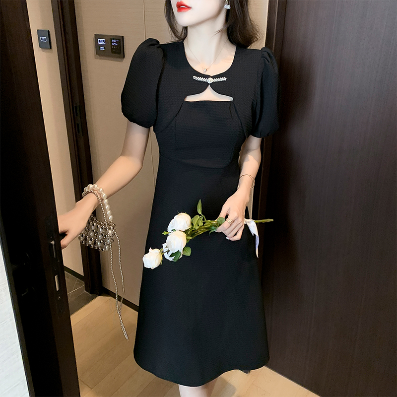 Tender summer cheongsam short sleeve France style dress