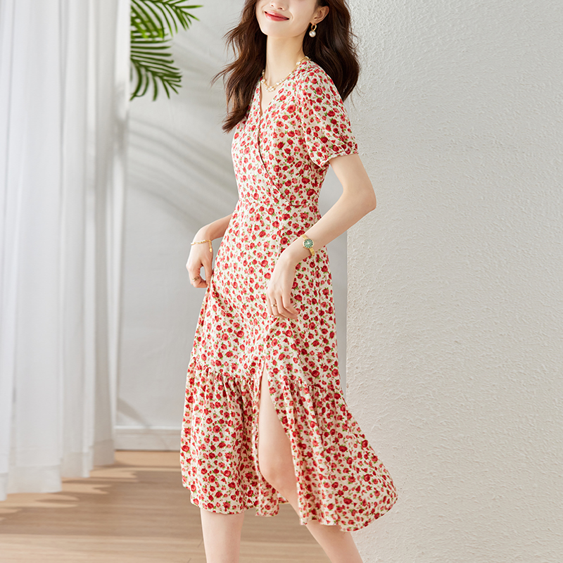 All-match temperament France style dress for women