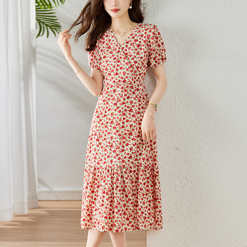 All-match temperament France style dress for women