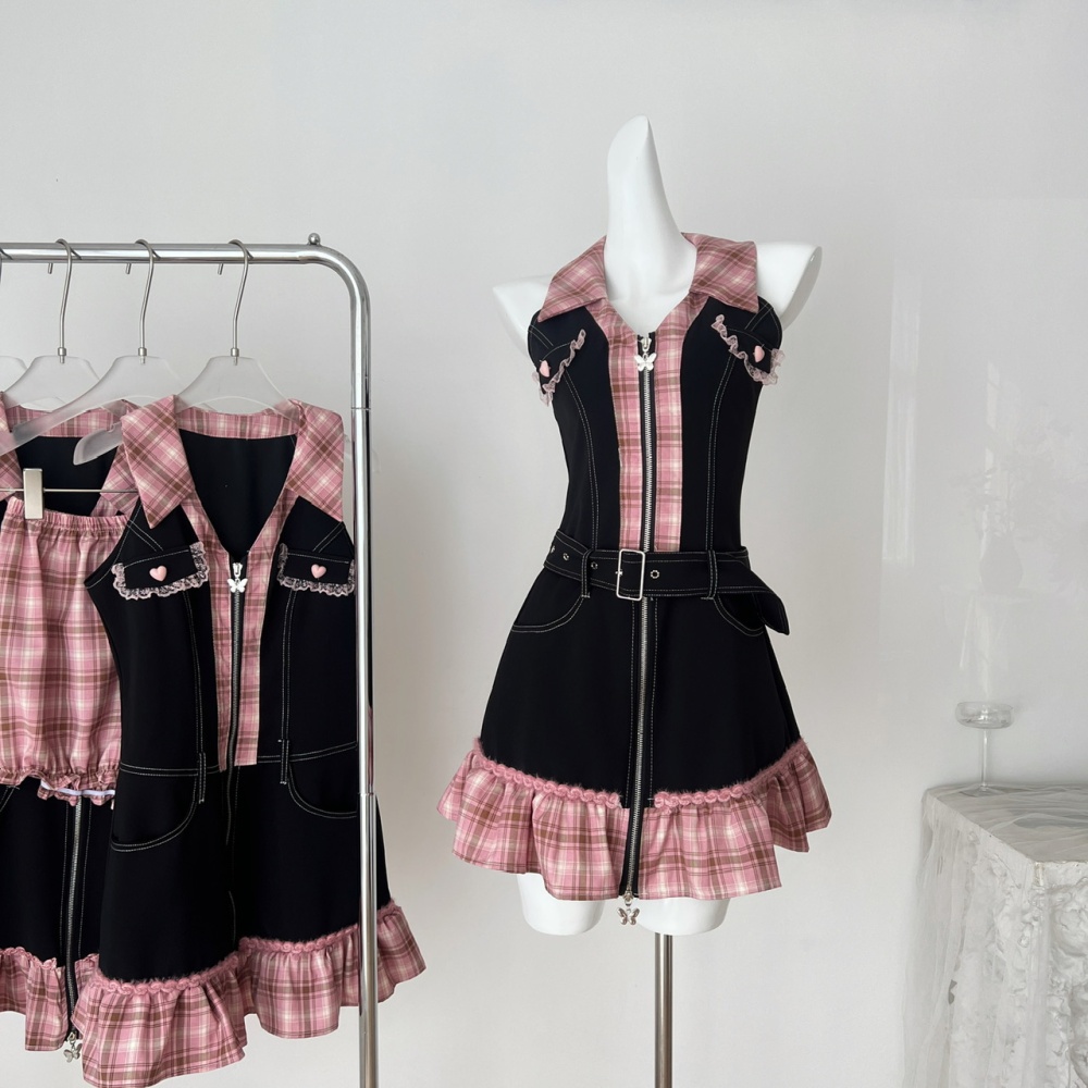 Niche summer spicegirl dress