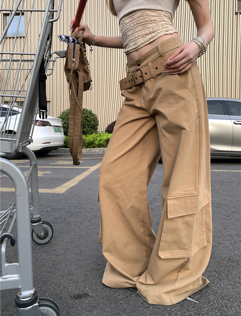 Simple work pants casual pants 2pcs set for women