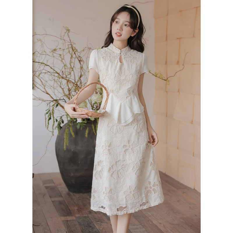 Summer long dress temperament dress for women