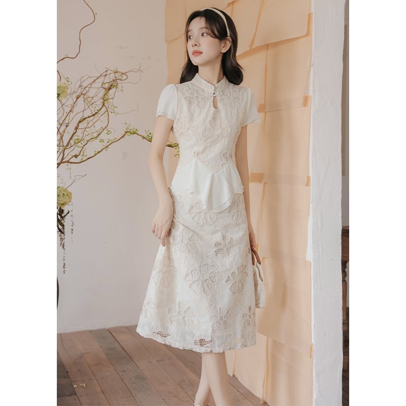 Summer long dress temperament dress for women
