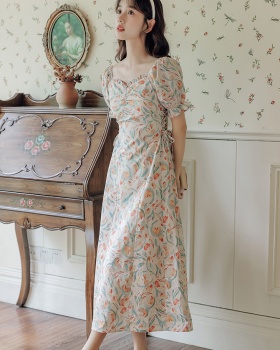 Summer Casual dress France style long dress for women