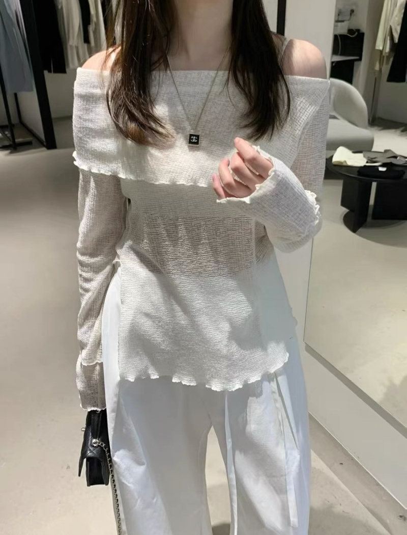 Loose slim Korean style T-shirt simple fashion tops for women