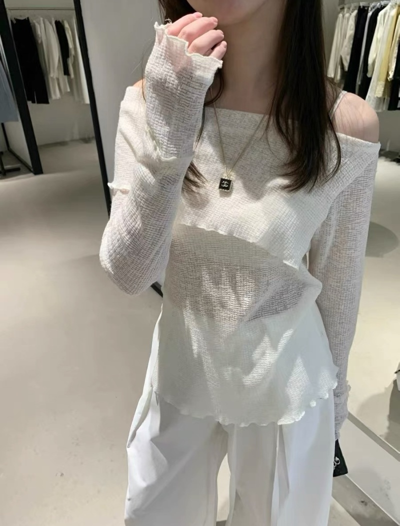 Loose slim Korean style T-shirt simple fashion tops for women