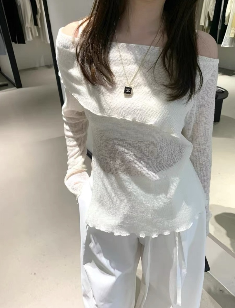 Loose slim Korean style T-shirt simple fashion tops for women