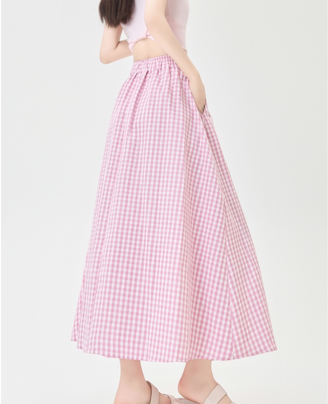 Summer A-line big skirt high waist long skirt for women