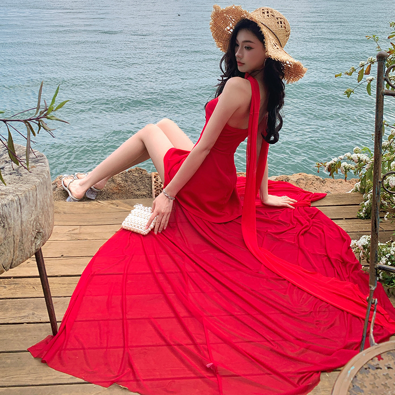 Temperament fashion long dress slim dress for women