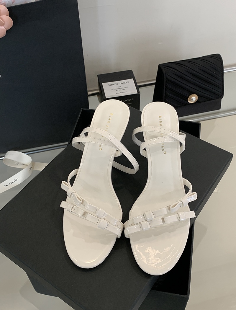 Fine-root high-heeled sweet sandals for women