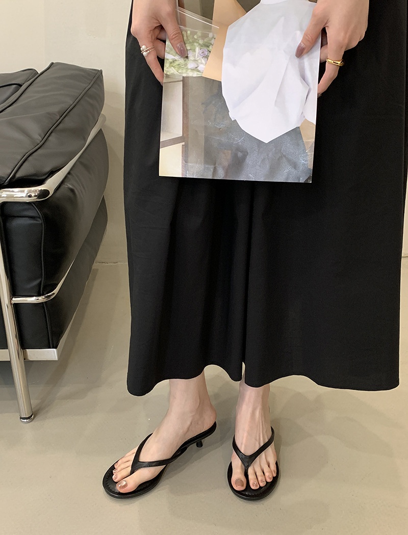 Minimalist sandals fine-root high-heeled shoes
