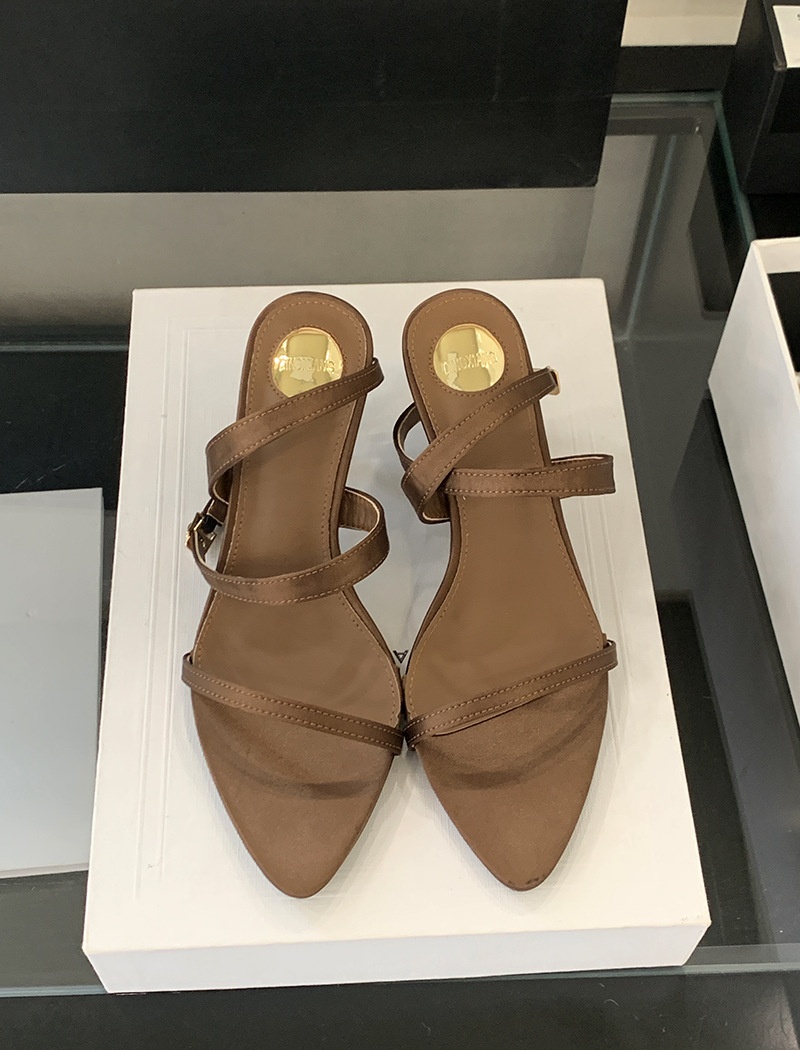 Open toe high-heeled shoes sandals for women
