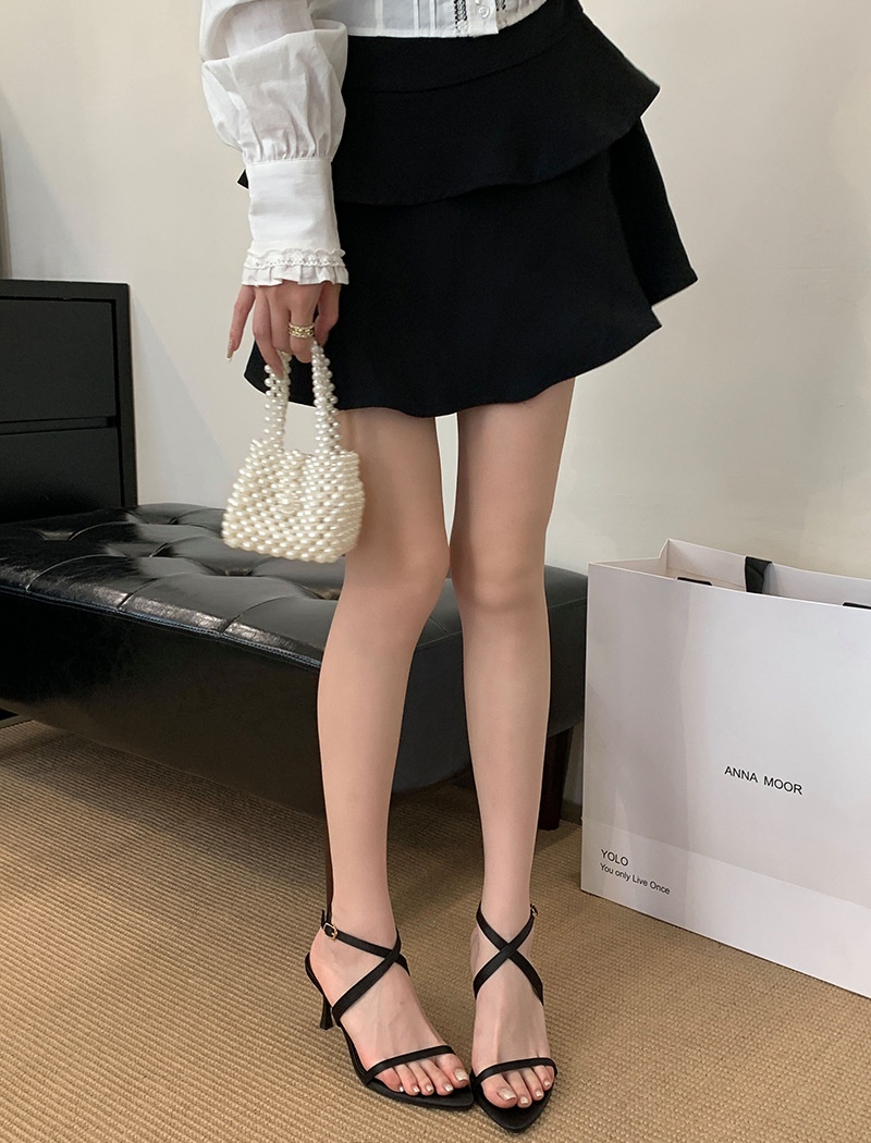 Open toe high-heeled shoes sandals for women
