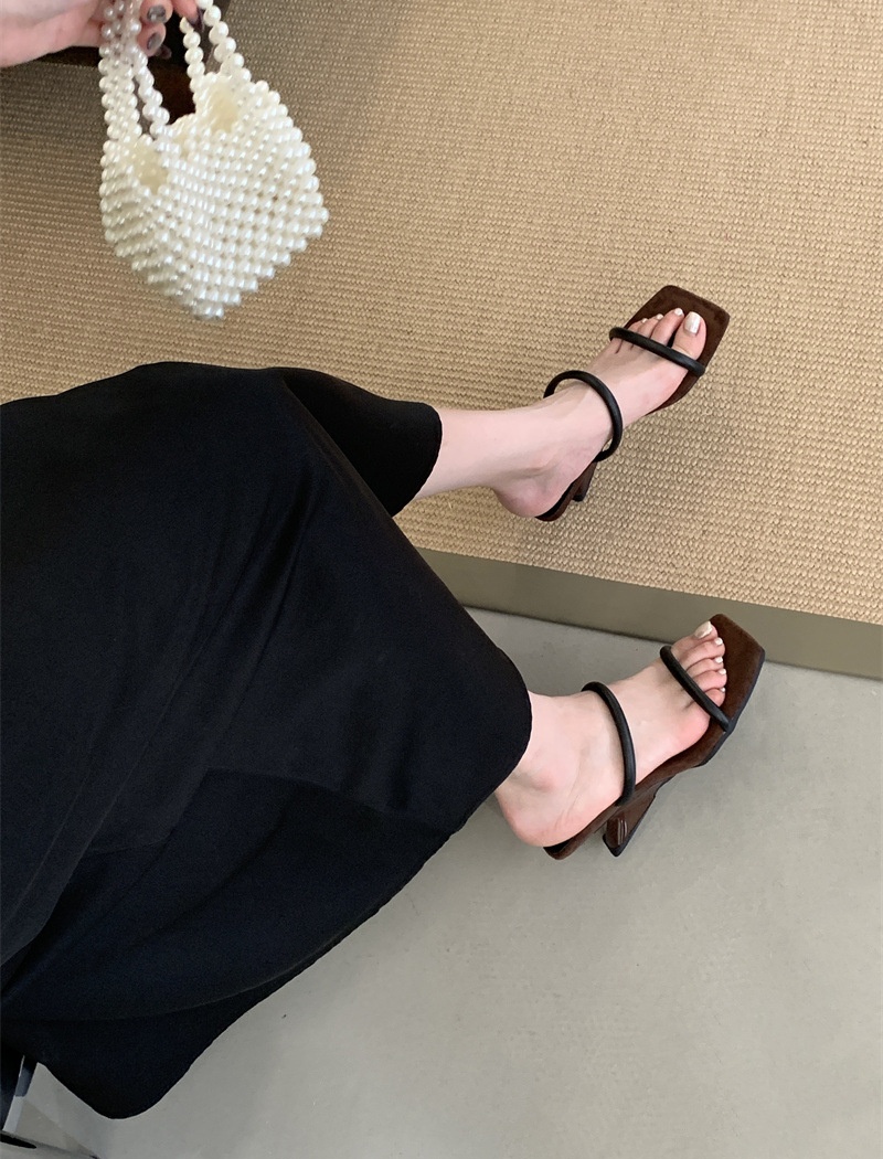 Wears outside slipsole slippers summer skirt for women
