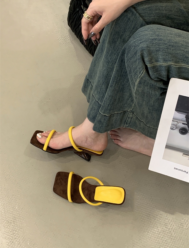 Wears outside slipsole slippers summer skirt for women