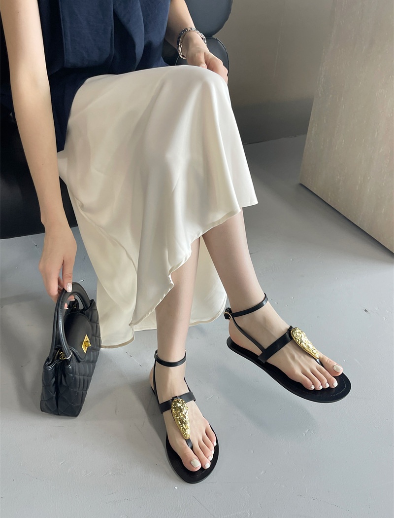 Flat cozy rome sandals Korean style summer shoes for women