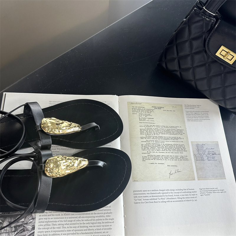Flat cozy rome sandals Korean style summer shoes for women