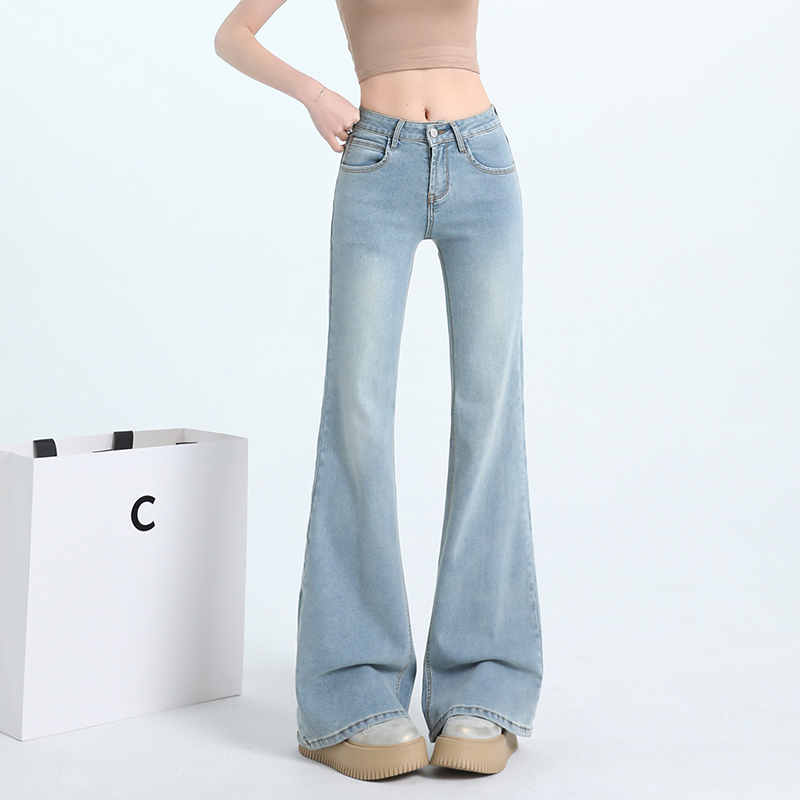 Light color long pants spicegirl pants for women
