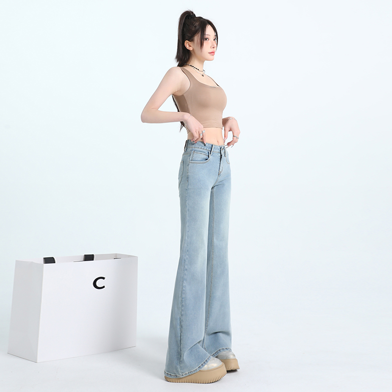 Light color long pants spicegirl pants for women