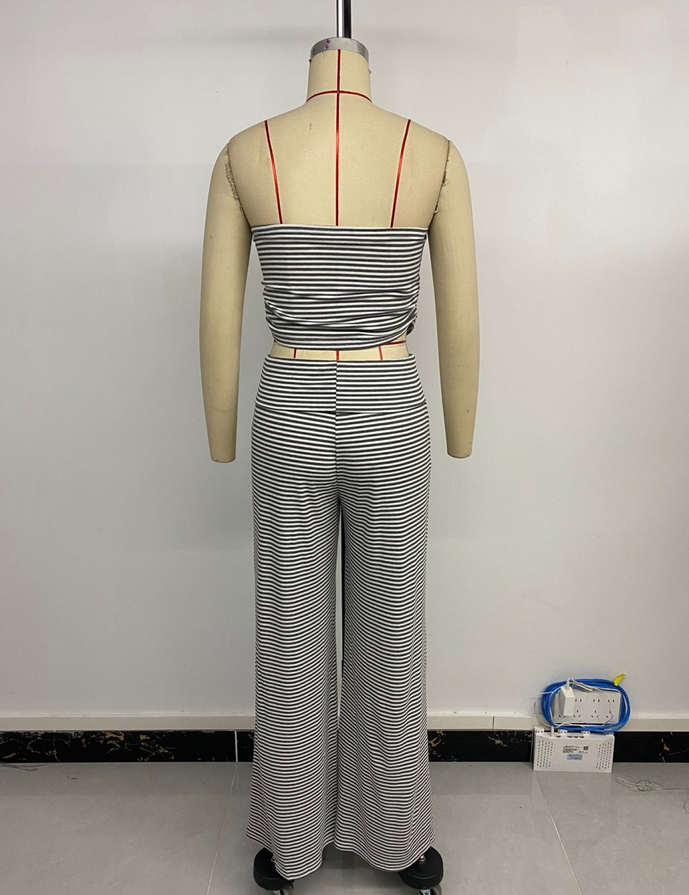 Simple summer long pants fashion vest a set for women