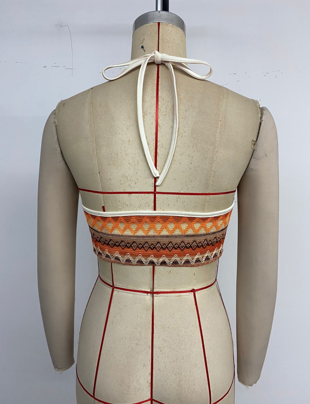 National style sling halter summer vacation Casual tops