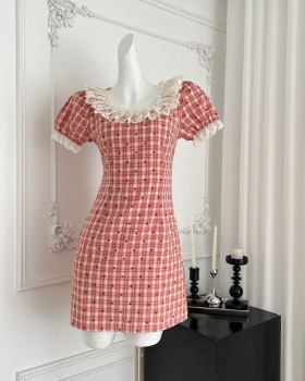 Heart red cell floral playful France style dress