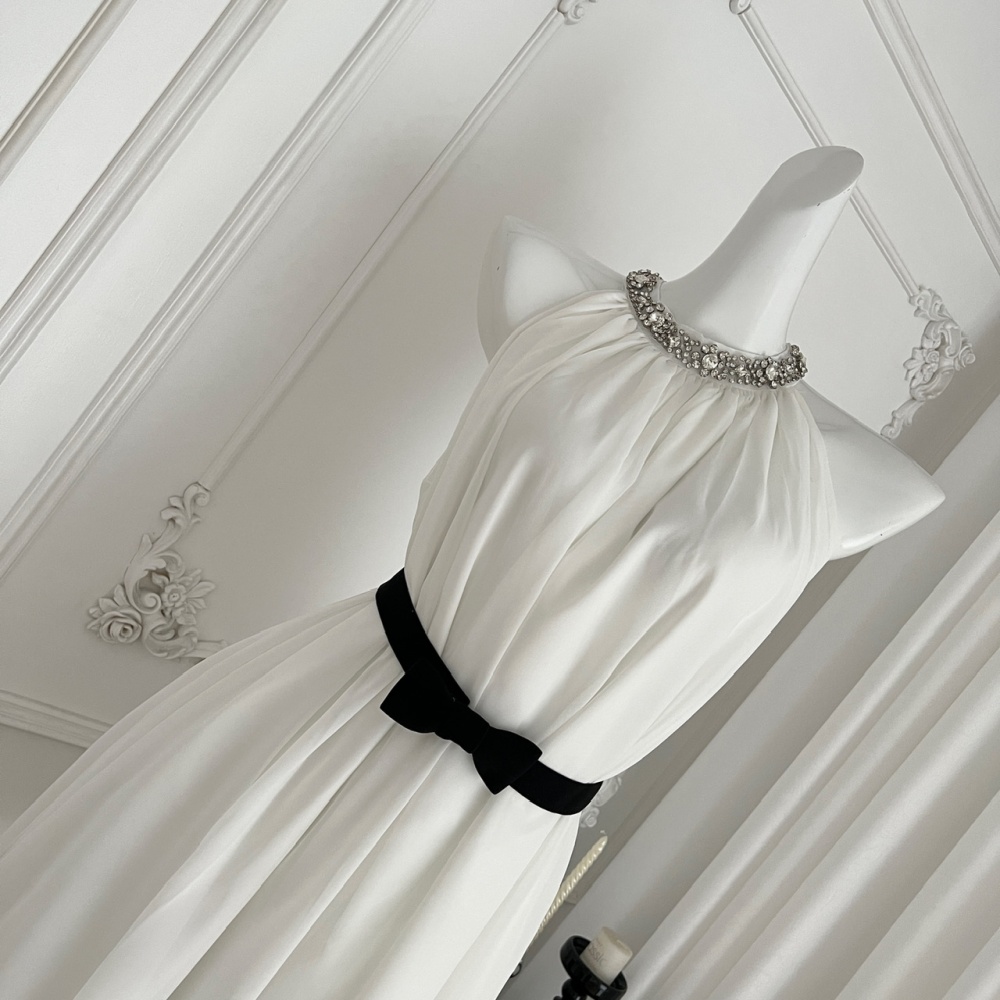 Temperament maiden halter summer dress for women