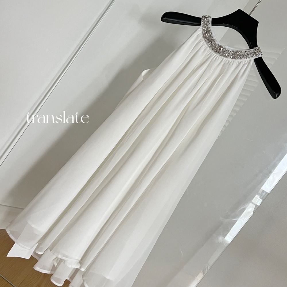Temperament maiden halter summer dress for women