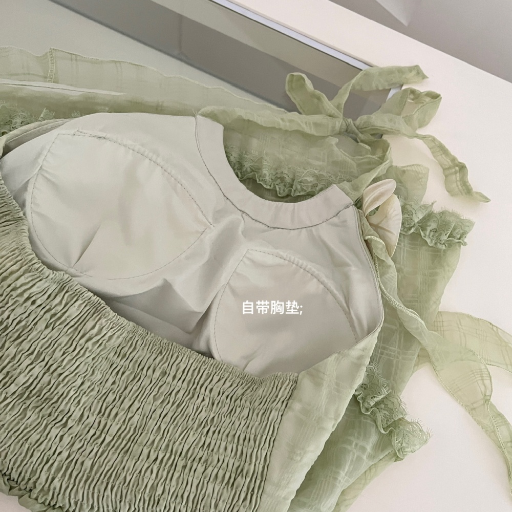 Summer sling Sexy underwear green slim T-back for women