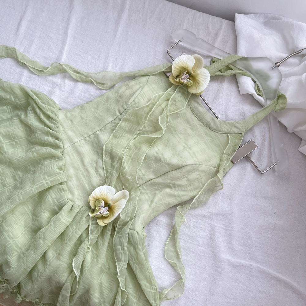 Summer sling Sexy underwear green slim T-back for women