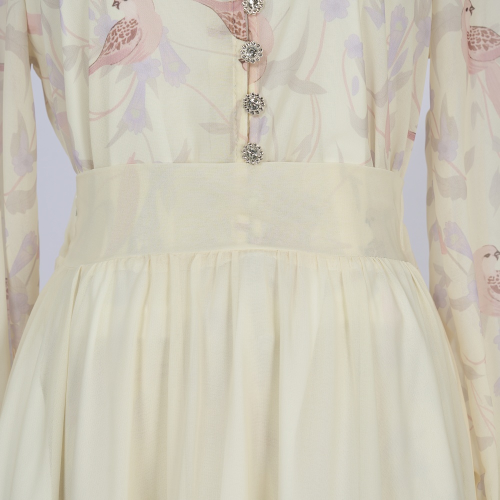 Lady long skirt temperament shirt a set