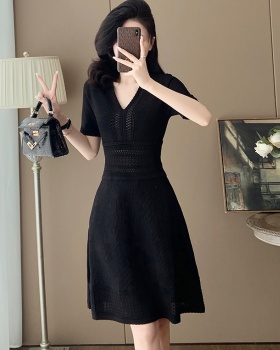 France style ice silk chanelstyle dress for women