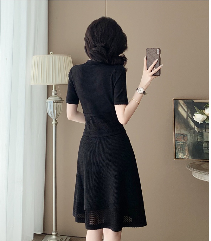 France style ice silk chanelstyle dress for women