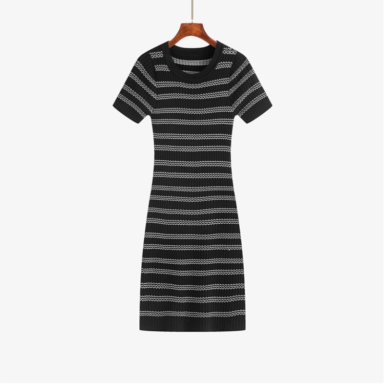 Ice silk T-back France style dress for women