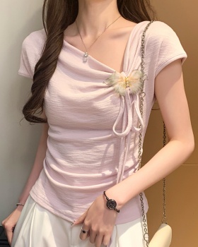 Romantic T-shirt frenum small shirt for women