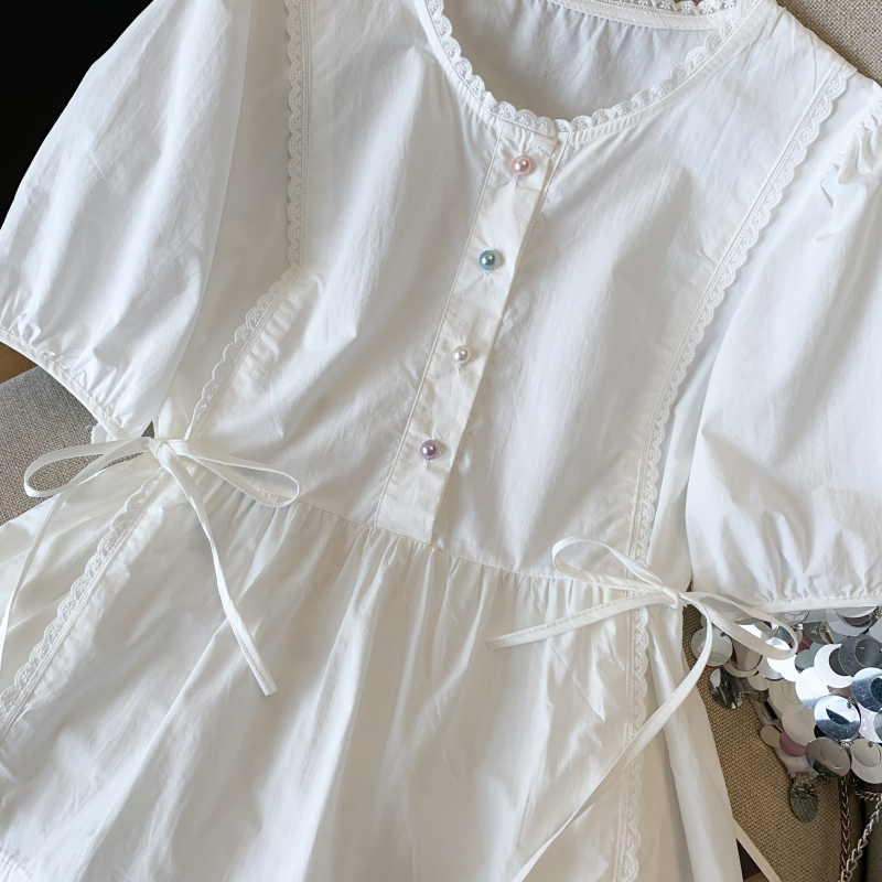 Summer short sleeve shirt tender tops for women