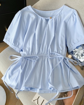 Loose niche shirt France style Western style tops
