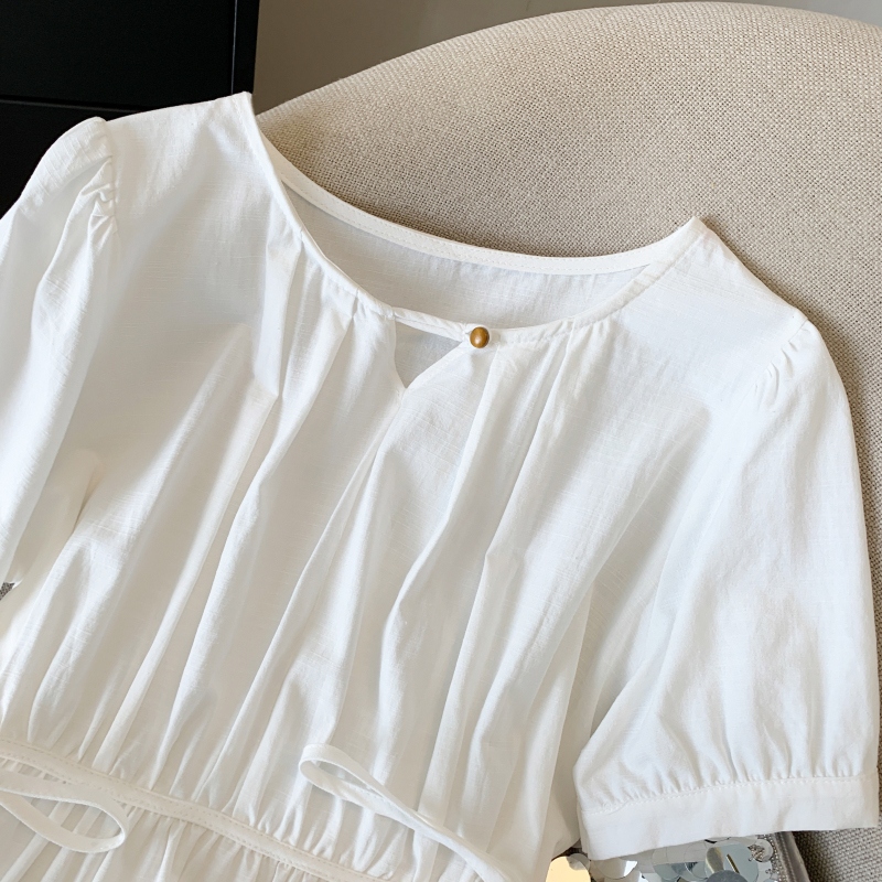 Loose niche shirt France style Western style tops