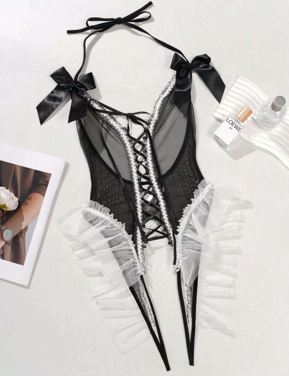 Uniform temptation leotard Sexy underwear a set