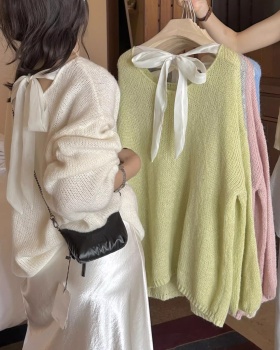 Loose tender sweater spring and summer tops for women