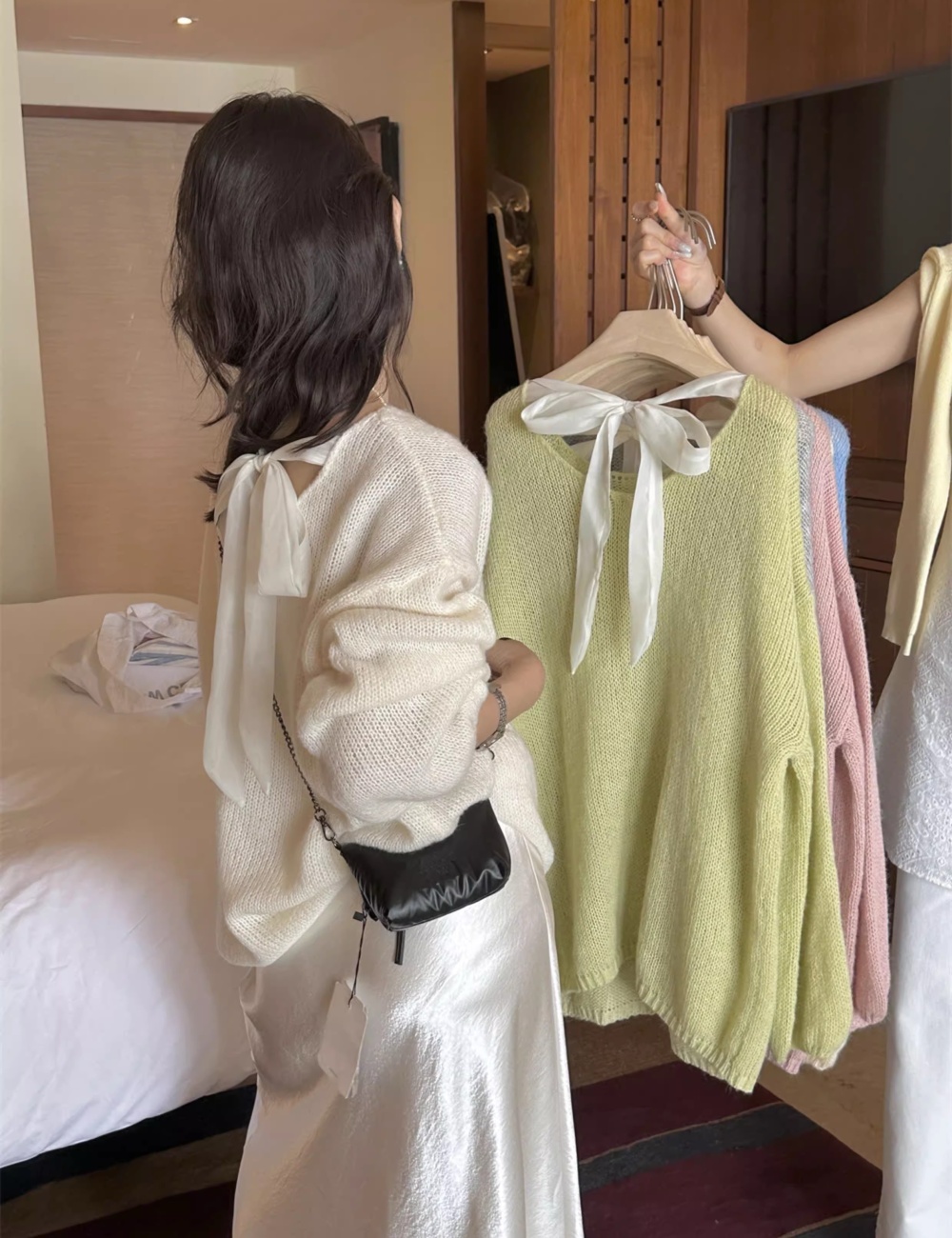 Loose tender sweater spring and summer tops for women