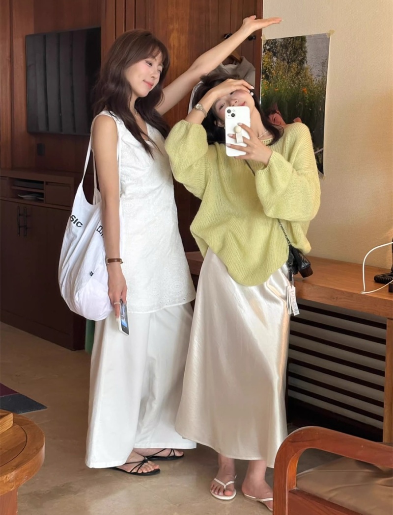Loose tender sweater spring and summer tops for women